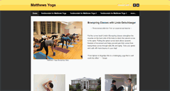 Desktop Screenshot of matthewsyoga.com